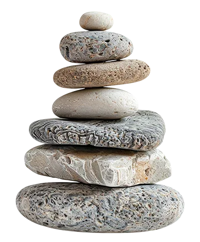Balanced stones representing stability and careful risk assessment
